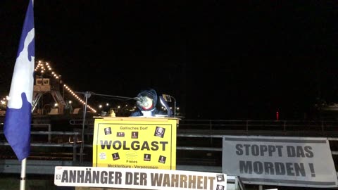 Wolgast - Eva vom Friedensbündnis Neubrandenburg 28-01-2025