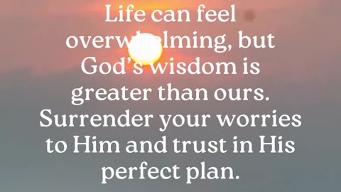 Trust in the Lord :)