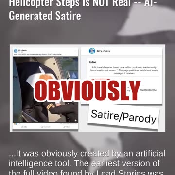 Fact Check: Video Of Marine Pushing President Trump Up Marine One Helicopter Steps Is NOT Real