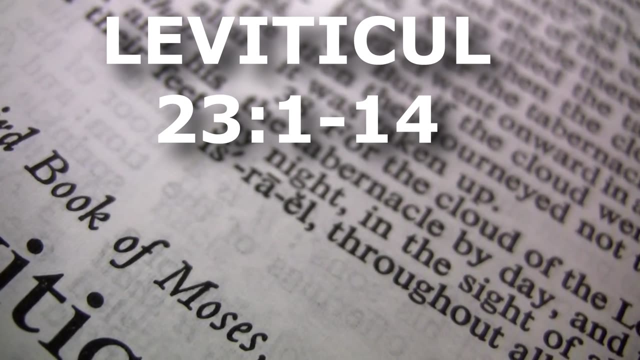 Leviticul 23:1-14 | Itinerar Biblic | Episodul 197