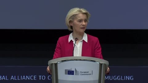 Ursula von der Leyen says, "we must open more safe and legal pathways to Europe,"