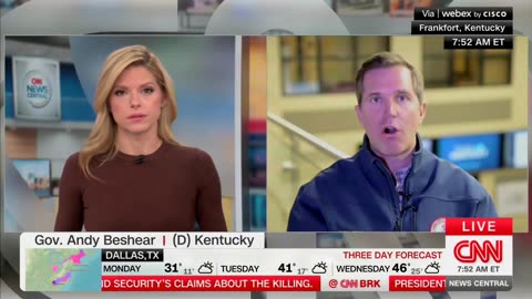 Kentucky Democrat Governor Andy Beshear smears the brave men and women of ICE