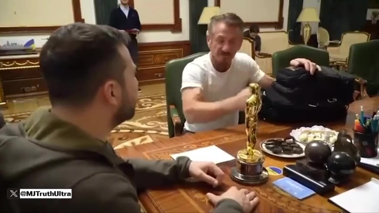 USAID paid Sean Penn $5 Million Tax Dollars to meet with Zelensky