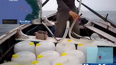 Viaje Completo de extracción de Agua de Mar RexMar Perú 🇵🇪 del 30-10-25 . Realizado a 3,62 km