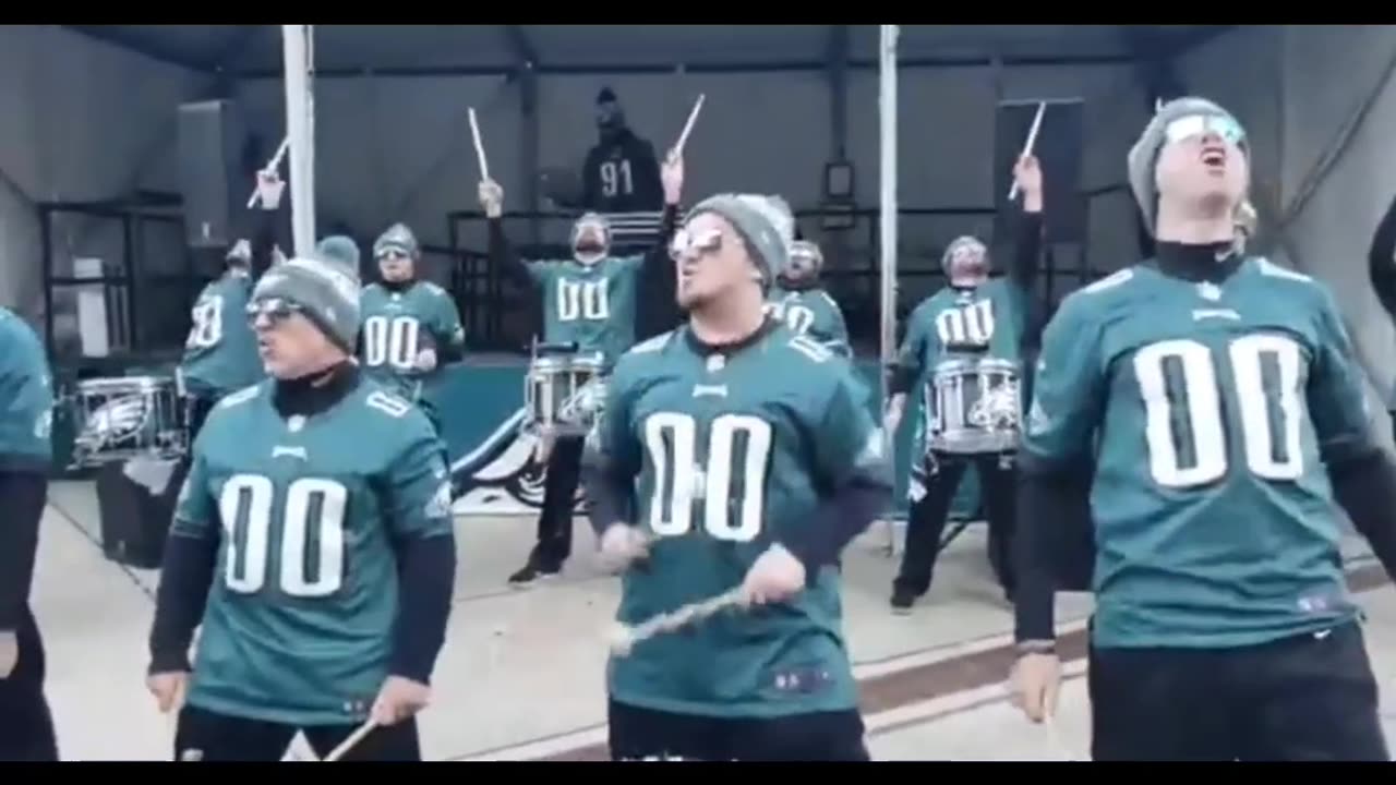 The 2018 Philadelphia Eagles Drum Line