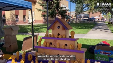 From hives to art! Adaria interviews Jungle Joe at Bitterroot Valley Farmer's Market.