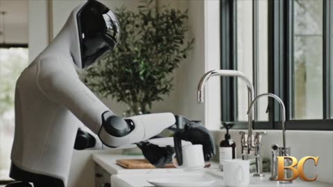 US humanoid robot unloads and reloads a dishwasher using full-body control