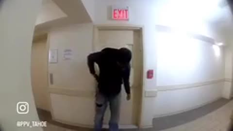 TOBY TASERED THROUGH DOOR