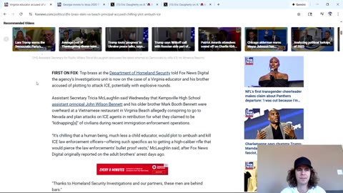 Virginia Assistant Principal Accused Of Plot To Kill ICE Agents