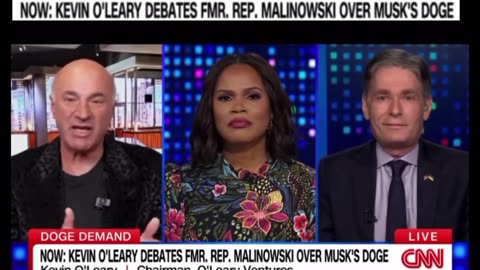 NOW: KEVIN O'LEARY DEBATES FMR. REP. MALINOWSKI OVER MUSK'S DOGE