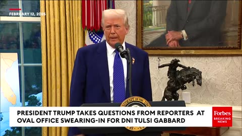 BREAKING NEWS: Trump Takes Question After Question From Reporters In The Oval Office