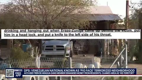 Illegal Alien Tren de Aragua gang member known as "Pig Face," arrested