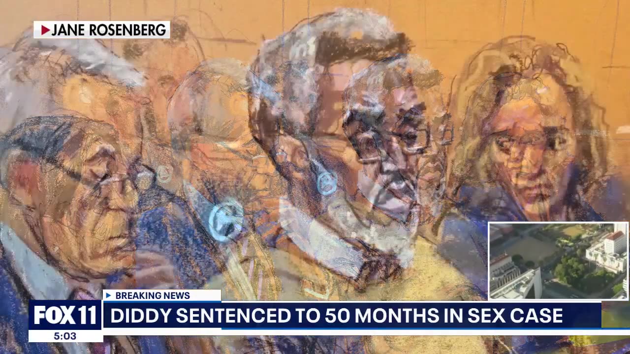 Diddy learns his fate as the judge hands down prison time