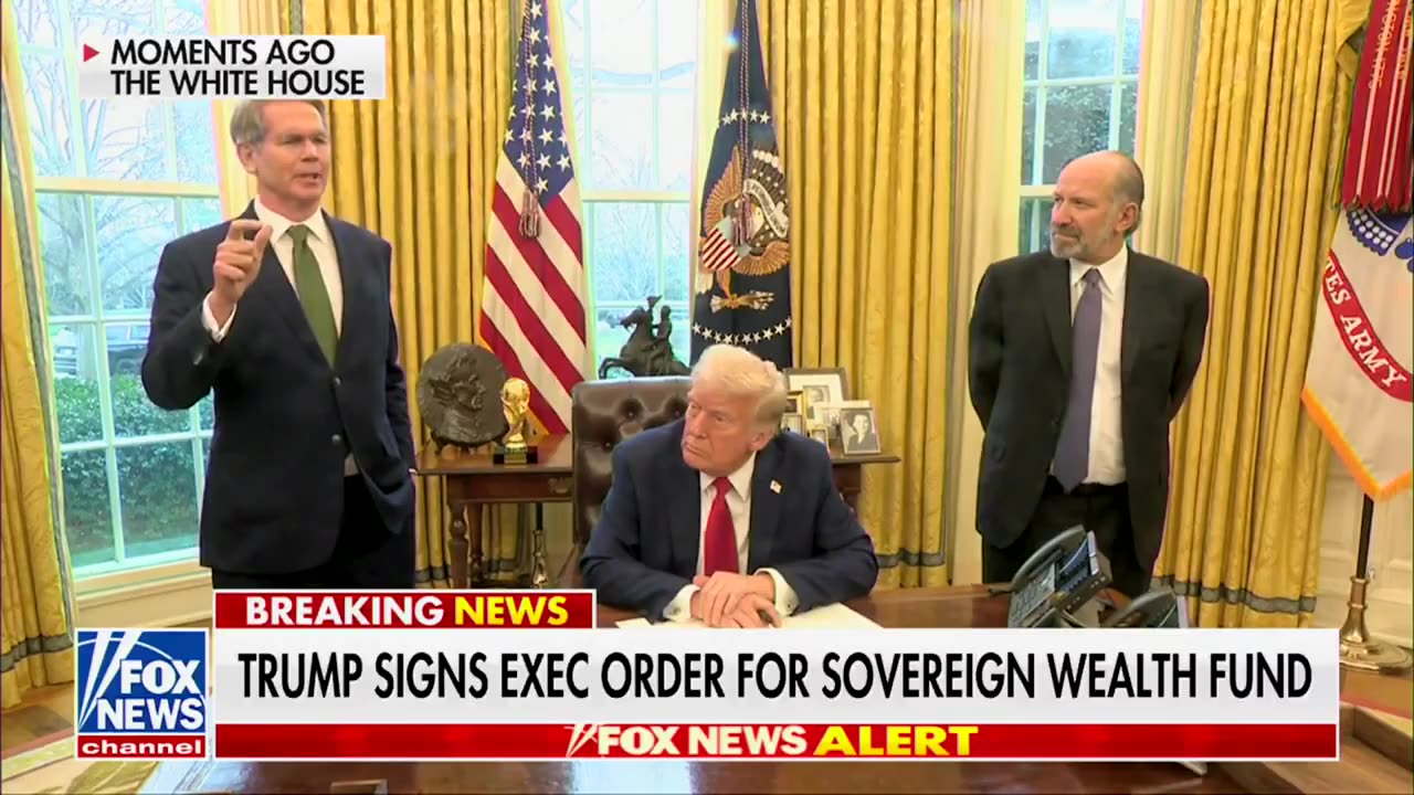 President Trump signs EO creating America's first Sovereign Wealth Fund