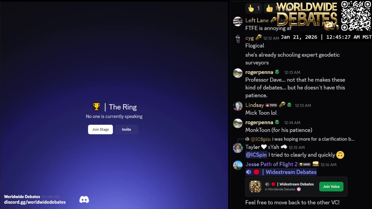 0298 WIDESTREAM - Widestream Debates - YouTube/Twitch/Rumble