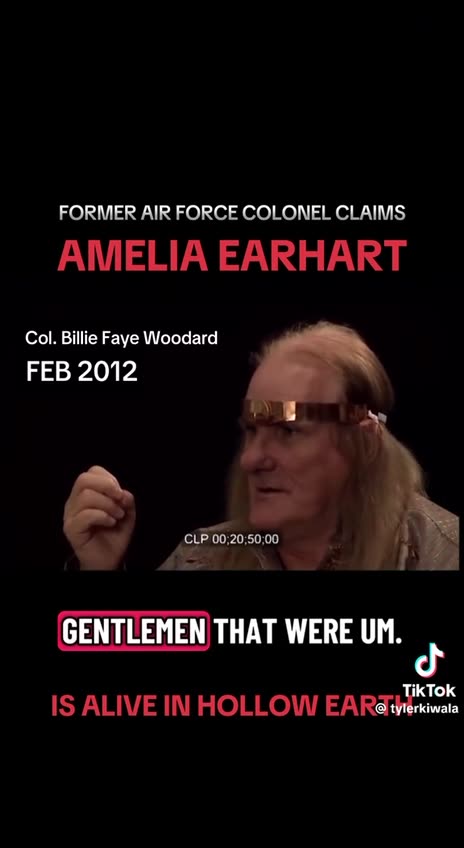 Former Air Force Colonel Col. Billie Faye Woodard (Fed 2012) & Amelia Earhart