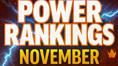 NBA Power Rankings -- November