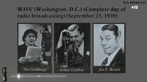 1939 Radio: WJSV Broadcast Day Pt 13 - Amos 'n' Andy, The Parker Family & Joey Brown, OTR Capsule