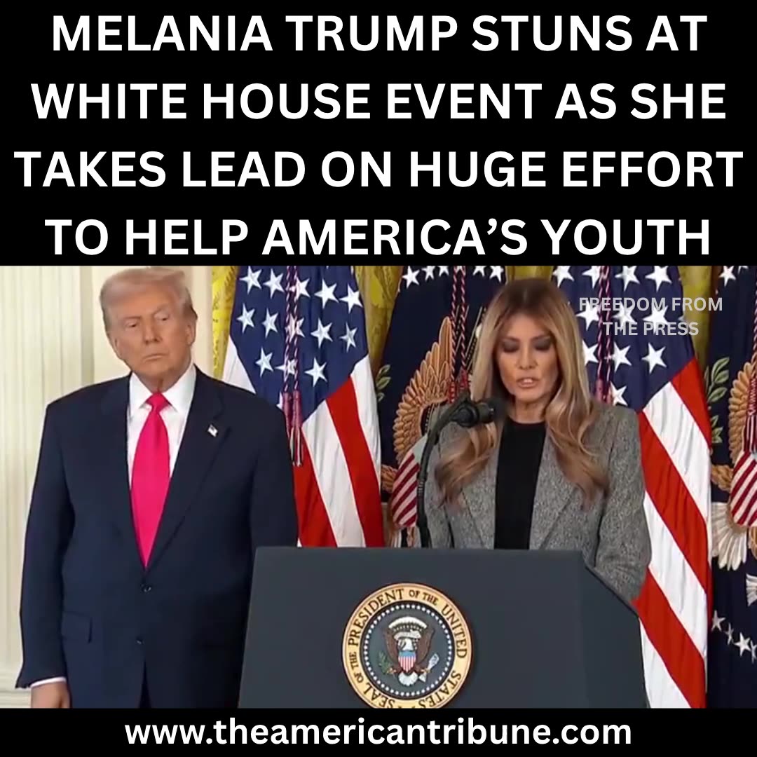 WATCH: Beautiful Melania Stuns When Giving Powerful Speech on Orphaned Children