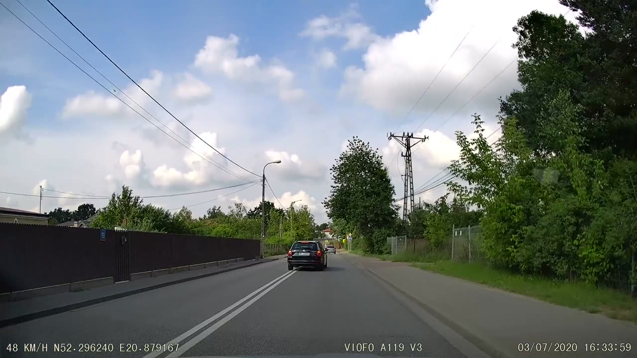 Wyprzedzanie na linii podwójnej ciągłęj