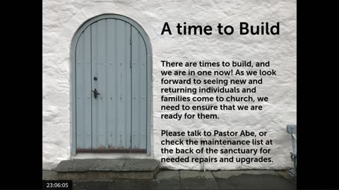10/19/2025 "Plan For Your Own Success" (Hebrews 12)
