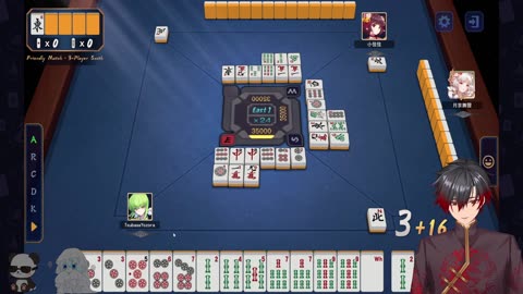 [EN/粵語]Mahjong Soul YuureiOtaku(幽靈オタク)/Sanpandakai #1