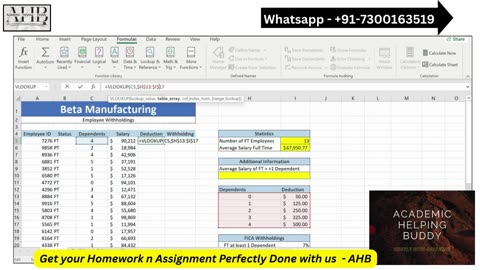 Exp22_Excel_AppCapstone_CompAssessment_Manufacturing | Pearson Assignment | Beta Manufacturing