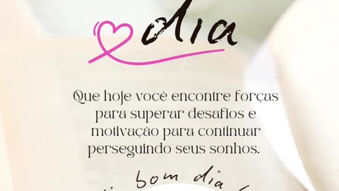Bom dia💖