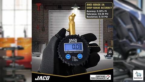 JACO Elite Digital Tire Pressure Gauge - Professio