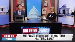 'MORAL FAILURE': MTG BREAKS w/Party On Healthcare Cuts