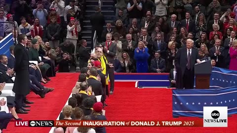 President Trump introduces Barron Trump- 'He knew the youth vote'