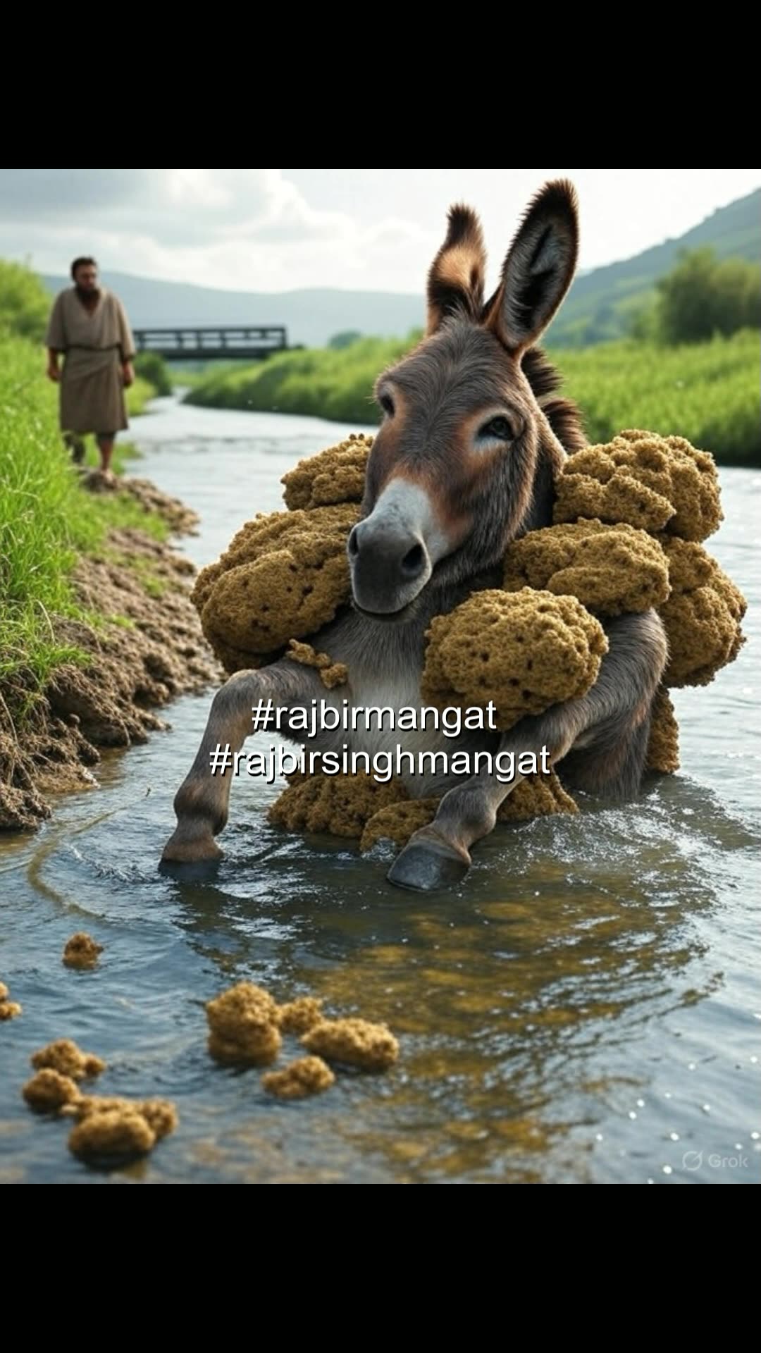 गधा और नमक का बोझ