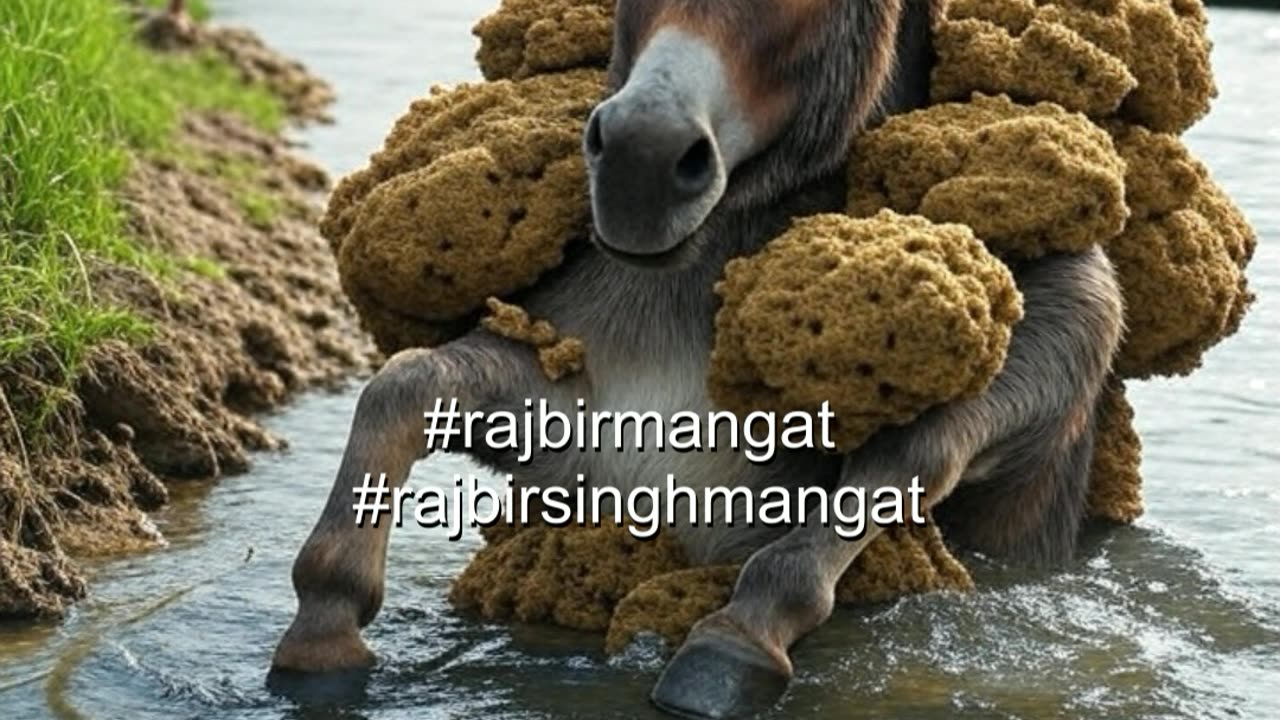 गधा और नमक का बोझ