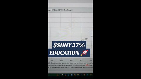 $SHNY 37% 🚀