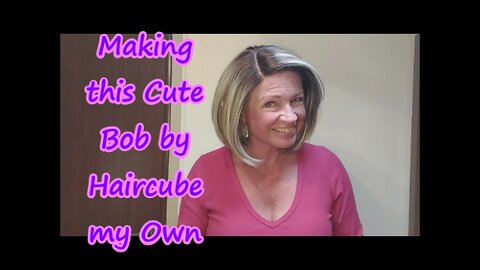 Styling a BUDGET FRIENDLY Wig by Haircube | Super Easy Grab N Go Style!