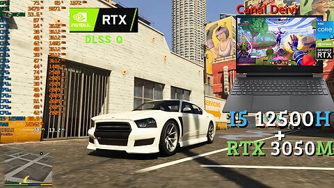 GTA V PC Ray Tracing (Grand Theft Auto V Enhanced) 12500H + RTX 3050M + 32GB RAM DDR4 3200MHz HP