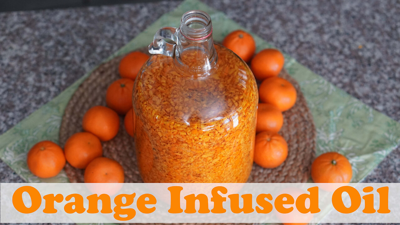 How to Make Orange Infused Oil
