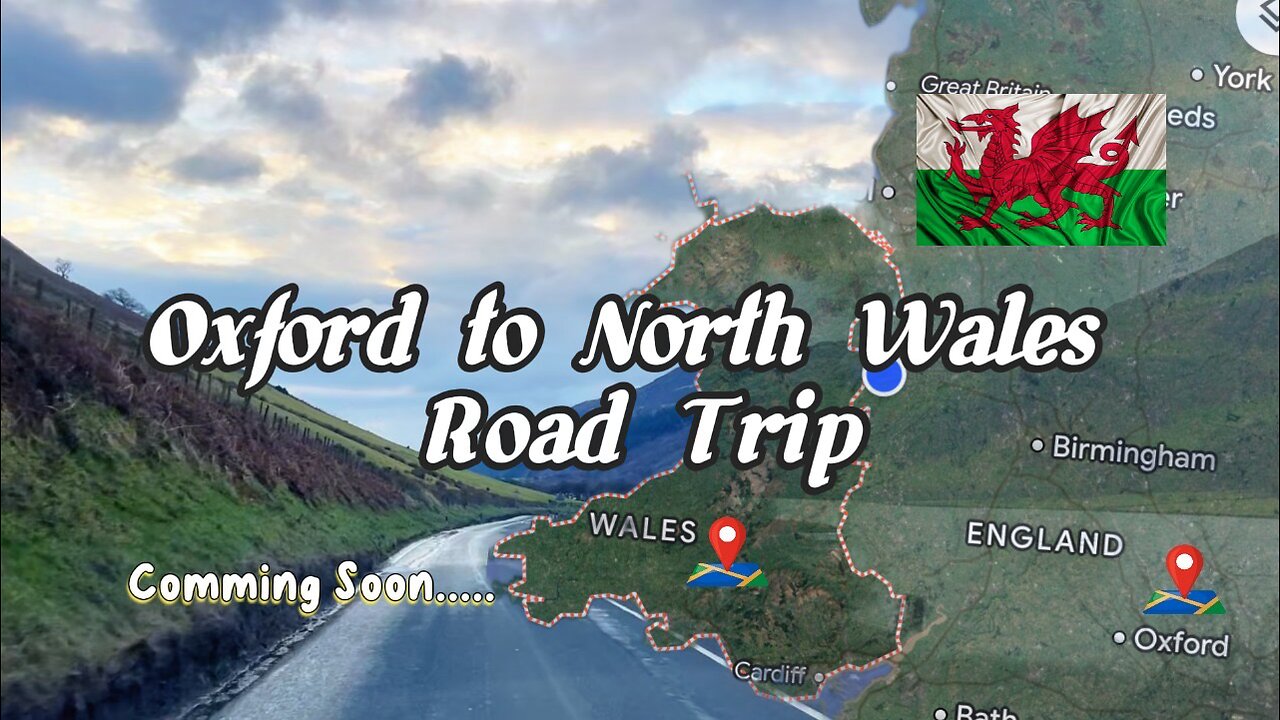 Oxford to North Wales Road Trip 🚗🌍 | Full Video Coming Soon!