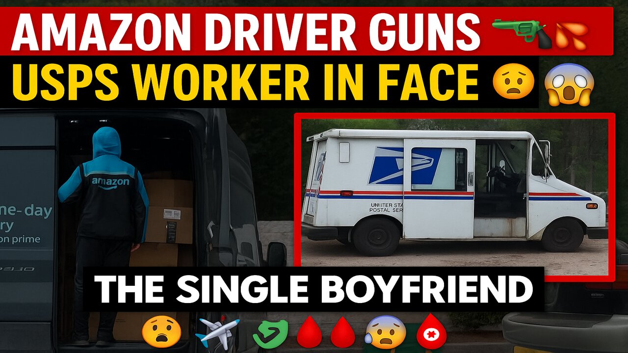 🚓 Amazon vs USPS Turns Violent — Mail Carrier Shot During Delivery Dispute in Washington 😡📬