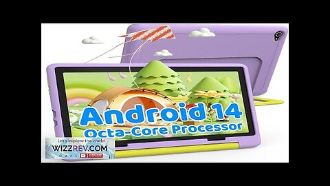 Android 14 Kids Tablet Octa-Core Processor Tablet for Kids 8GB+64GB 5000mAh Kidoz Review