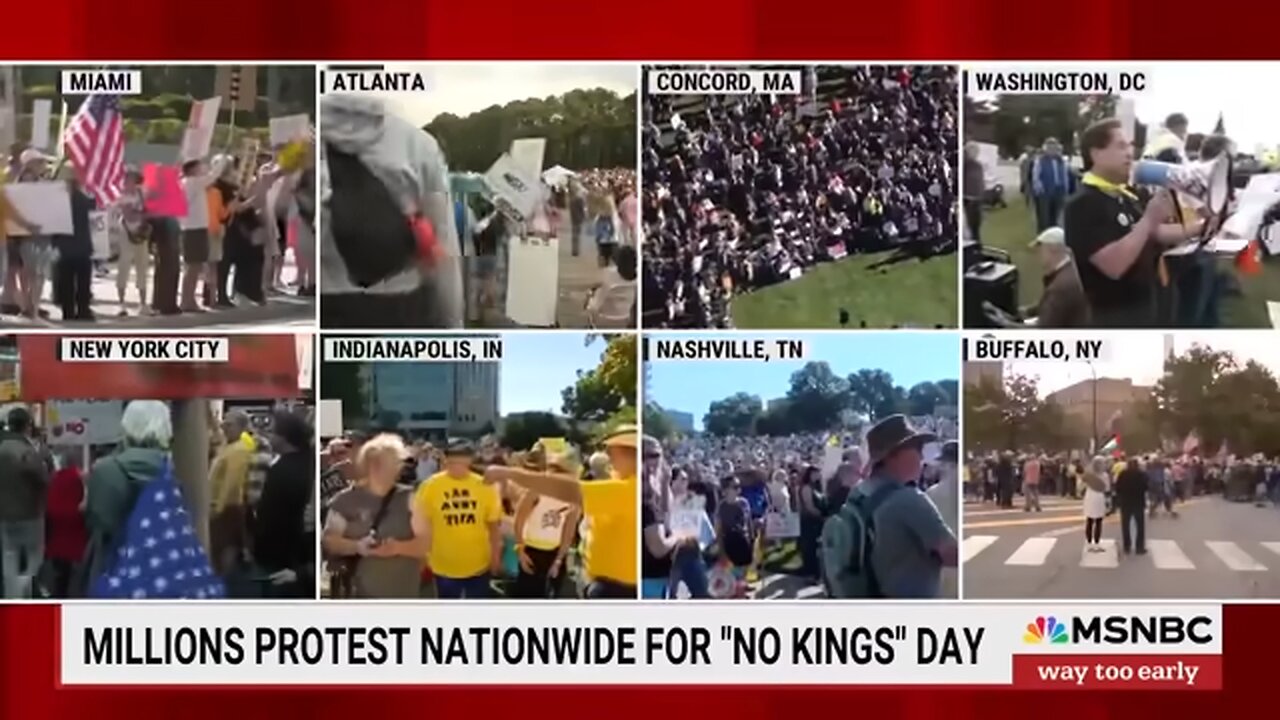 Millions protests nationwide for No Kings Day