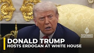 Donald Trump reiterates ‘we’re close to a deal’ on Gaza during talks with Erdogan
