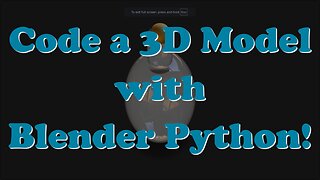 Make a 3D Glass Bottle with Blender Python - Display It on Your Website!