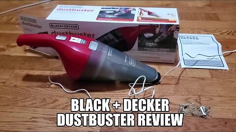 Black & Decker Lithium Dustbuster Cordless Handheld Vacuum Model HNVC115JB06 Review