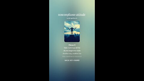 noncompliance attitude, original, darkmetaltech rap beat