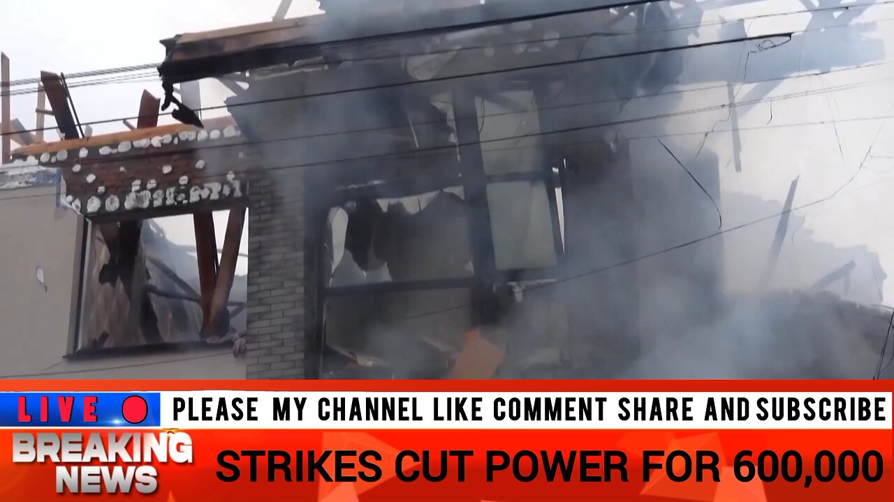 Ukraine Faces Major Blackouts After New Wave of Russian Attacks