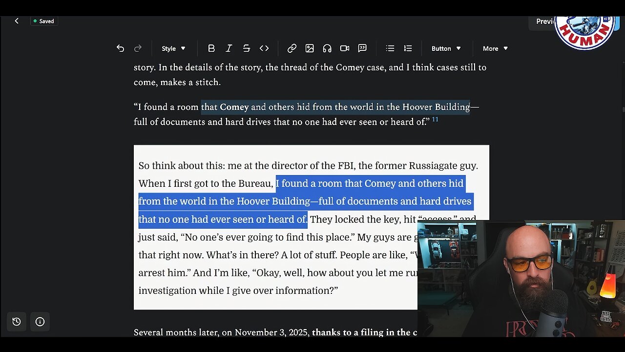 Did we get what we wanted out of the James Comey case? Well, it depends on what you were in it for.