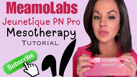 ✨DIY MeamoLabs Jeunetique PN Mesotherapy Tutorial use code: BeautyBunny to 💸💸💸