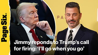 Jimmy Kimmel responds to Donald Trump's call for his firing: 'I'll go when you go'