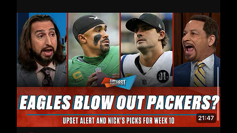 First things first: Eagles vs Packers “not even close”